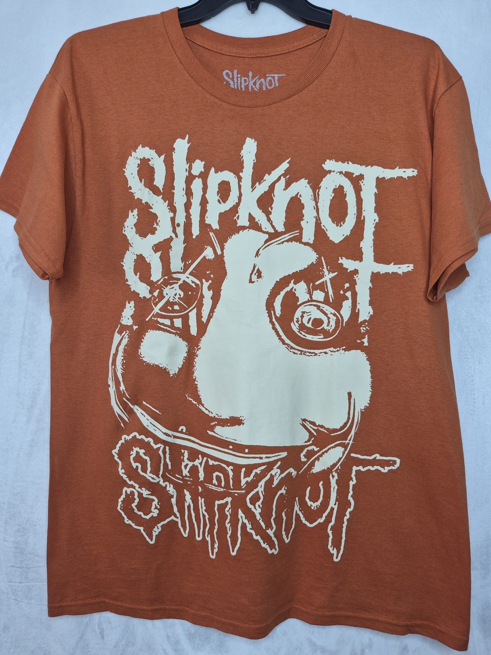 Slipknot Band Logo Goat Graphic T-Shirt Burnt Orange Rust Mens‎ XL